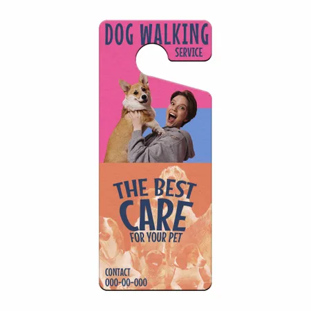 Rectangle Claw Door Hangers Rectangle Claw Door Hangers - Custom Patch Factory