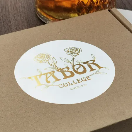 One Color Foil Stickers One Color Foil Stickers - Custom Patch Factory