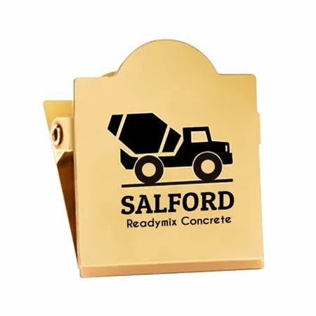 Brass Binder Clips - Custom Patch Factory