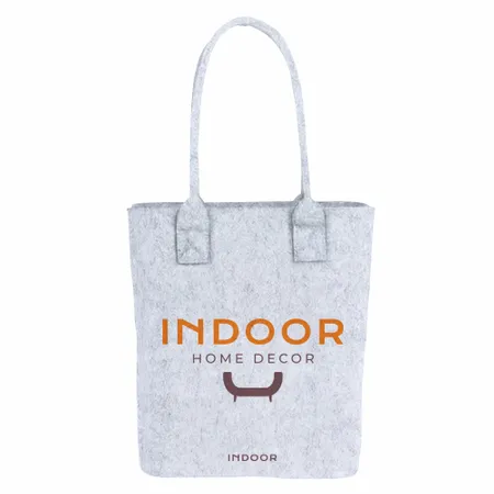Recycled Felt Shopper Tote Recycled Felt Shopper Tote - Custom Patch Factory