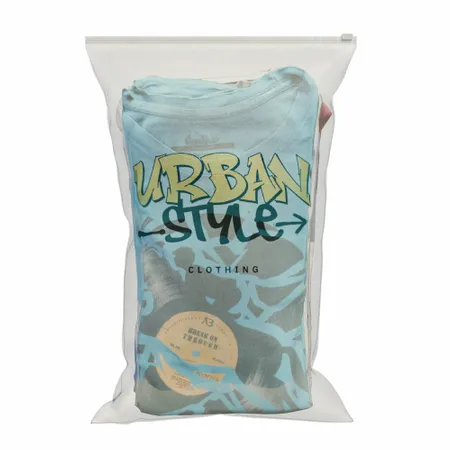 Zipper Frosted Bag - Custom Patch Factory