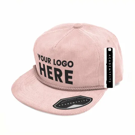 Academy Fits Corduroy Rope Snapback 3115R Cap - Custom Patch Factory