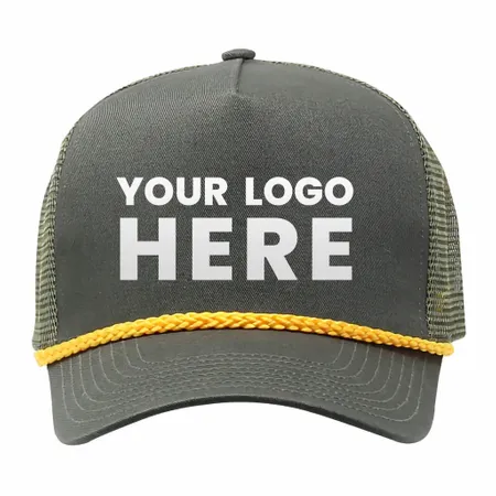 Cobra C256M 5 panel Cotton Twill Front, Mesh Back, Rope cap - Custom Patch Factory