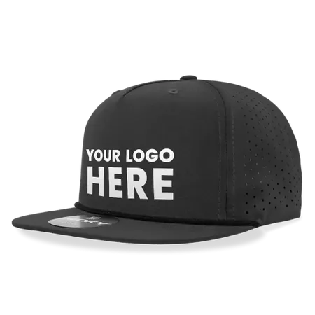 Decky 6226 5 Panel High Profile Relaxed Perforated Performance Rope Hat - Custom Patch Factory