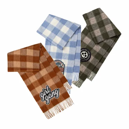 Snug Wool Scarves - Custom Patch Factory
