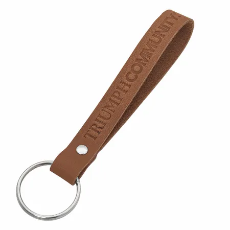 Leather Keychain Leather Keychain - Custom Patch Factory