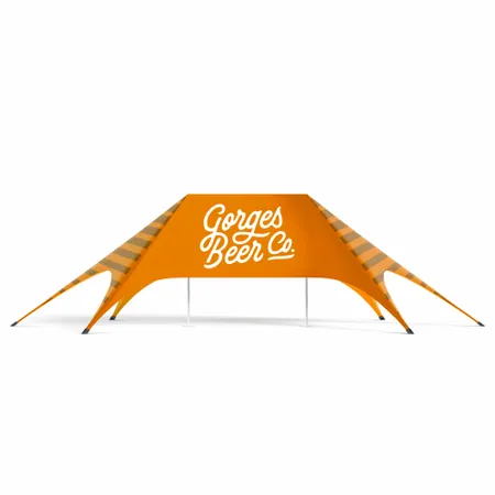 Double Pole Star Tent - Custom Patch Factory