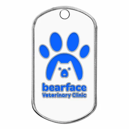 Hard Enamel Metal Dog Tags - Custom Patch Factory