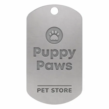 Die Struck Metal Dog Tags - Custom Patch Factory