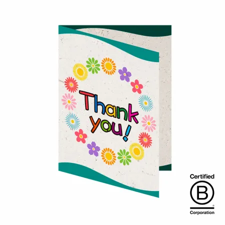 Seed Paper Greeting Cards - Custom Patch Factory