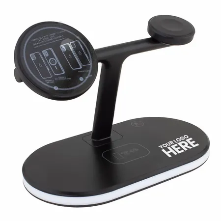 3-in-1 Magnetic Wireless Chargers - Custom Patch Factory
