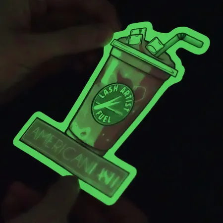 Glow in Dark Stickers - Custom Patch Factory
