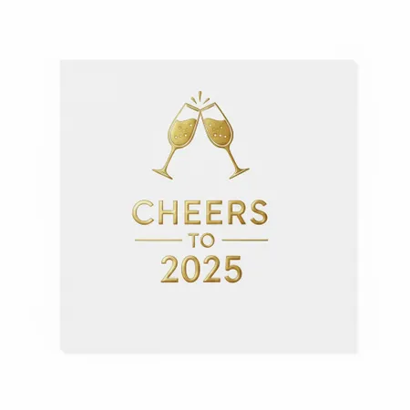 New Years Napkins - Custom Patch Factory