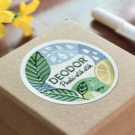 Raised Spot UV Stickers - Custom Patch Factory