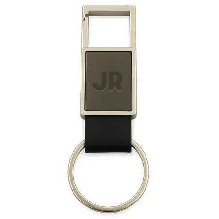 Square Caribiner Metal Keychain - Custom Patch Factory
