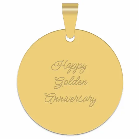 Full Color Circle Metal Keychain - Custom Patch Factory