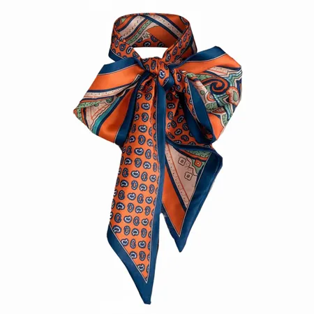 Ladies' Elegant Simulated Silk Scarves - Custom Patch Factory