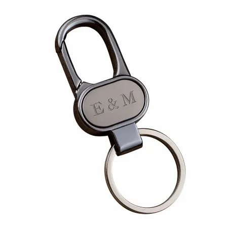 Caribiner Metal Keychain - Custom Patch Factory