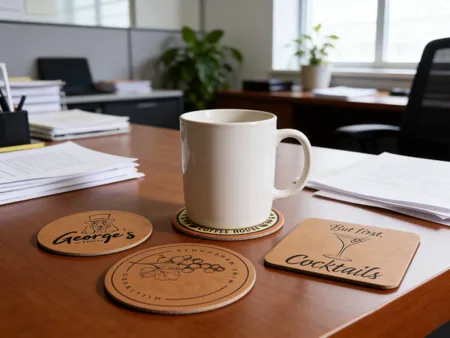 Kraft Paper Coaster - Custom Patch Factory