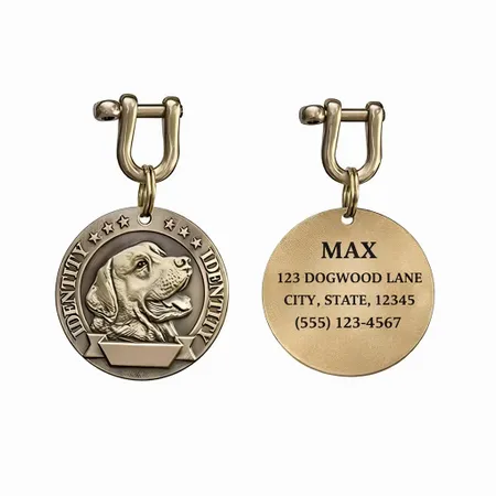 Copper Dog Tags - Custom Patch Factory