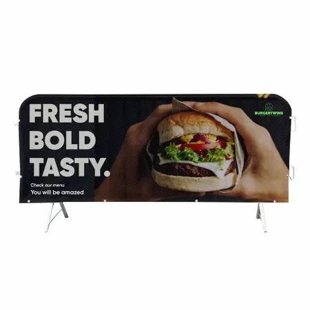 Crowd Barrier Covers - Custom Patch Factory