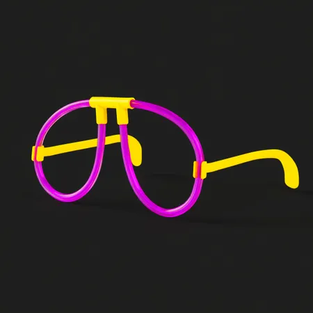 Neon Glasses - Custom Patch Factory