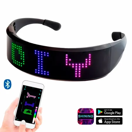 LED Light Up Glasses with Bluetooth - Custom Patch Factory