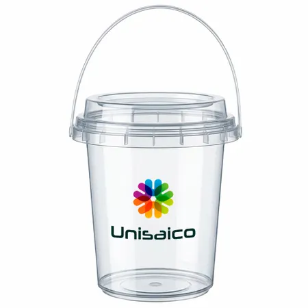 Premium Transparent Drink Buckets - Custom Patch Factory