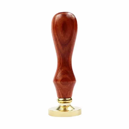 Pearwood Handle Wax Seal Stamps - Custom Patch Factory