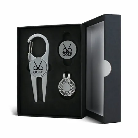 Deluxe Golf Divot Tool Set with Ball Markers - Custom Patch Factory