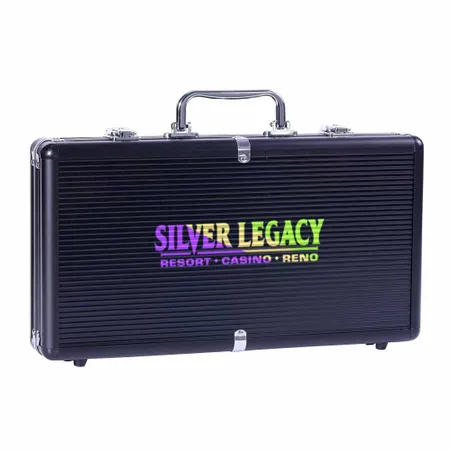 300ct Aluminum Poker Chip Cases - Custom Patch Factory