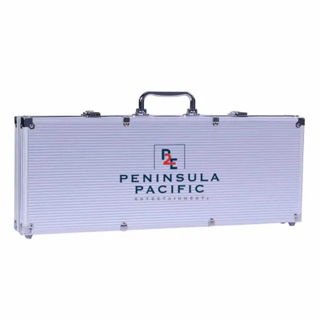 500ct Aluminum Poker Chip Cases - Custom Patch Factory