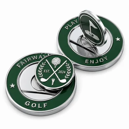 Magnetic Golf Ball Markers - Custom Patch Factory