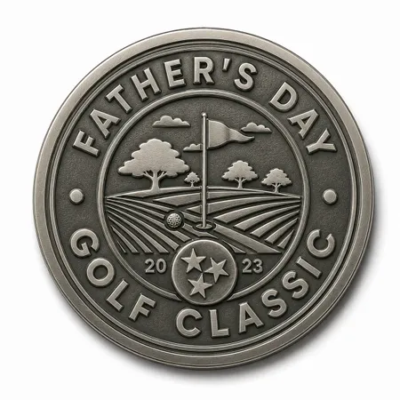 Die Struck Golf Ball Markers - Custom Patch Factory