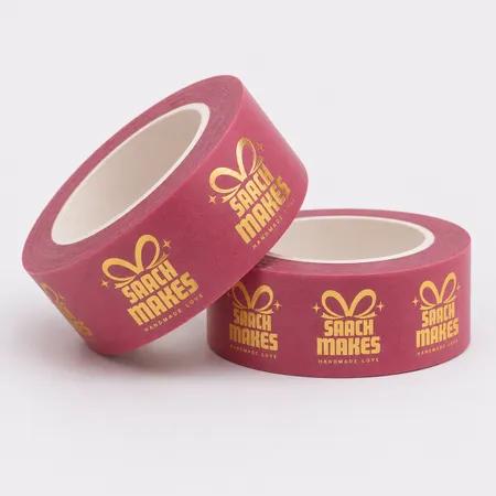 Foil Stamped Washi Tapes - Custom Patch Factory