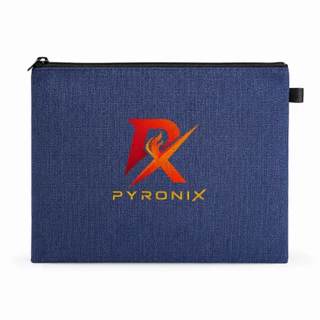 Fabric Zippered Document Bags - Custom Patch Factory