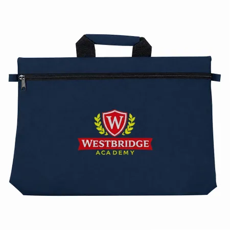 Polyester Zippered Document Bags - Custom Patch Factory