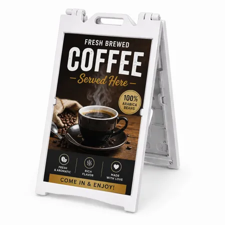 A-Frame Sidewalk Sign - Custom Patch Factory