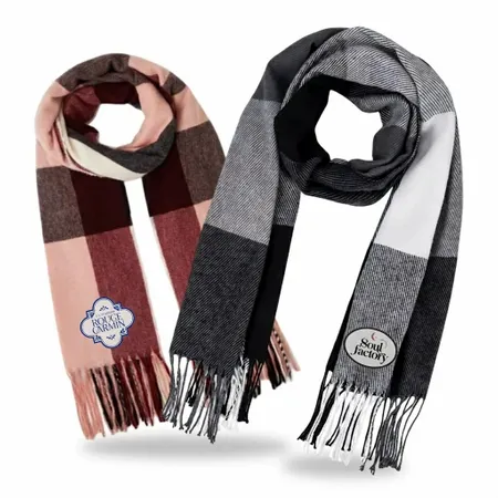Luxe Polyester Scarves - Custom Patch Factory