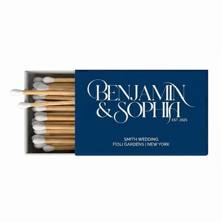 Wedding Favor Matchboxes - Custom Patch Factory