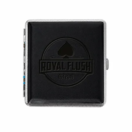 Leather Grain Metal Cigarette Cases - Custom Patch Factory