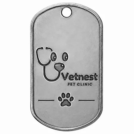 3D Metal Dog Tags - Custom Patch Factory