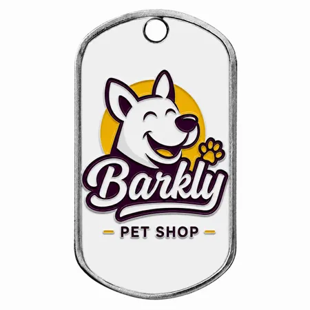 Hard Enamel Metal Dog Tags - Custom Patch Factory