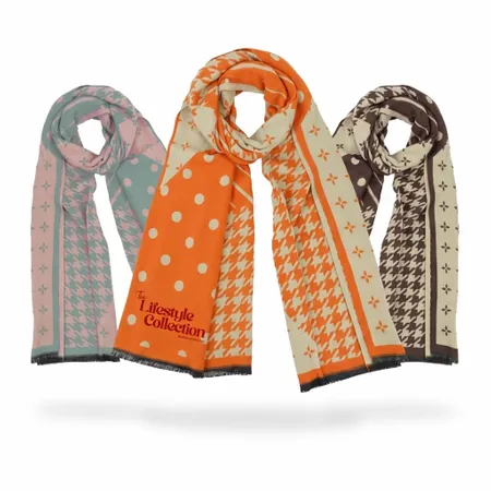 Cozy Cotton Polyester Scarves - Custom Patch Factory