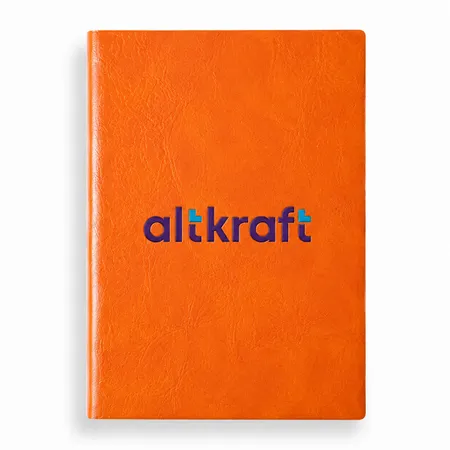 Faux Leather Diary Planners - Custom Patch Factory