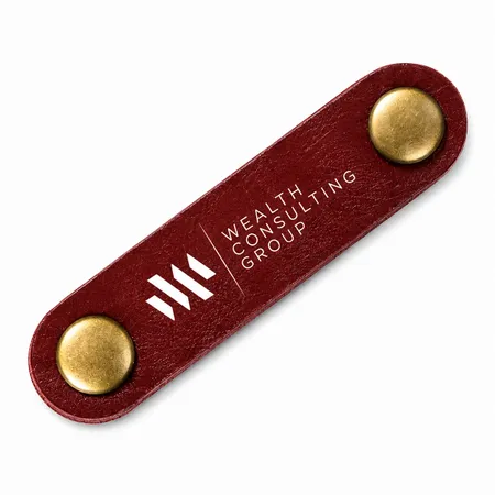 Leather Cable Tie Winders - Custom Patch Factory
