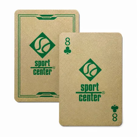 Gold Glitter Playing Cards - Custom Patch Factory