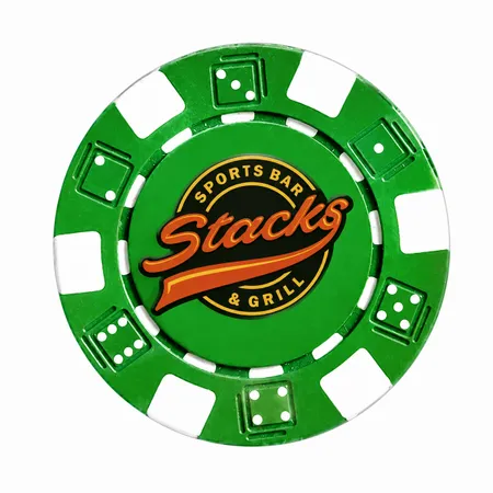 6 Stripe Custom Poker Chips - Custom Patch Factory