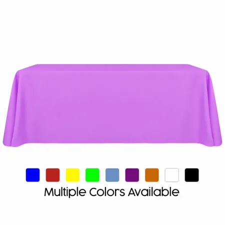 Blank Rectangle Table Throw Cover - Custom Patch Factory