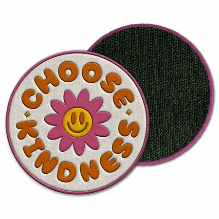 Round Choose Kindness Velcro Patch - Custom Patch Factory
